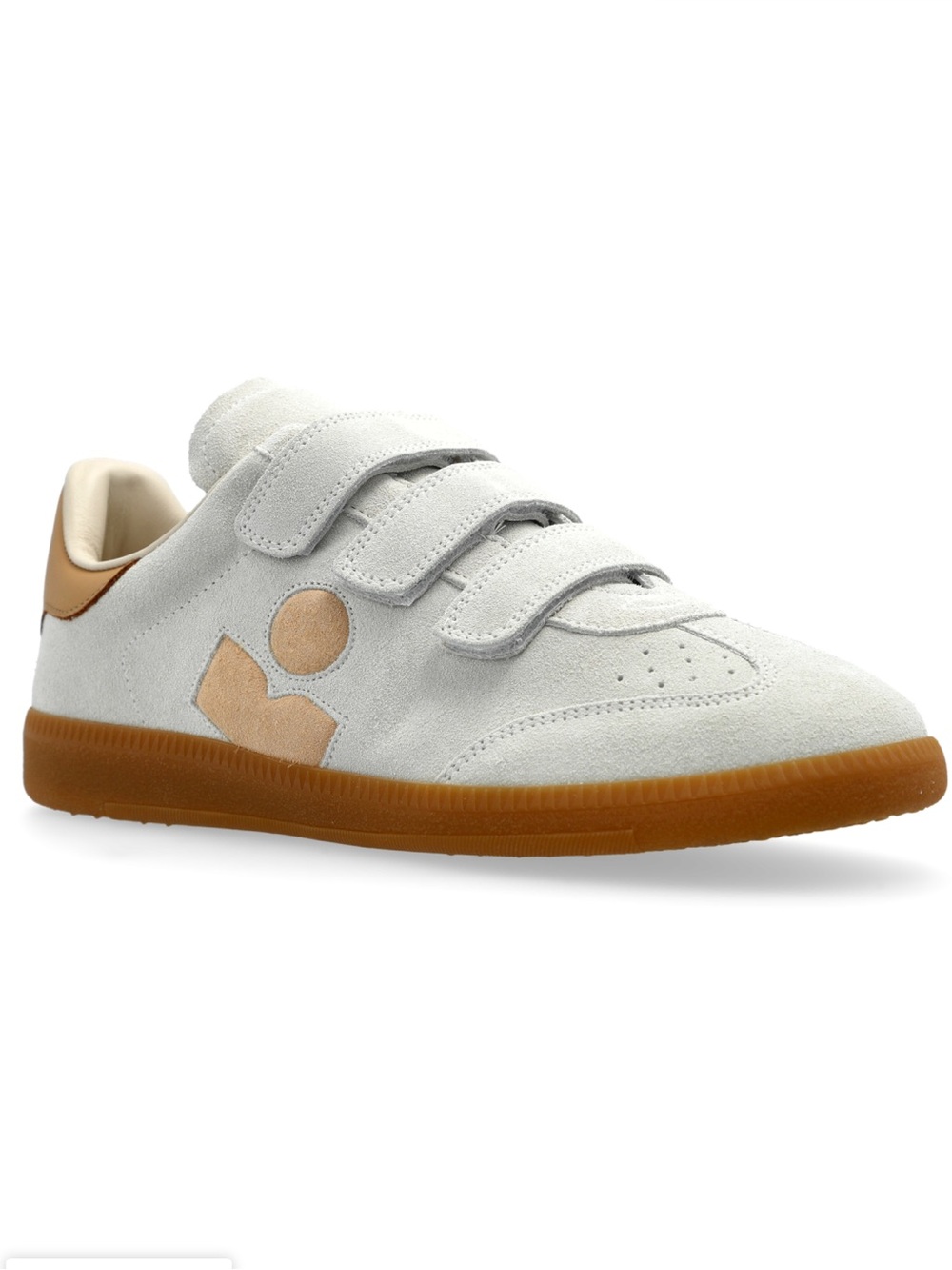 Isabel Marant Sneakers Beth Velcro Chalk Beige Suede